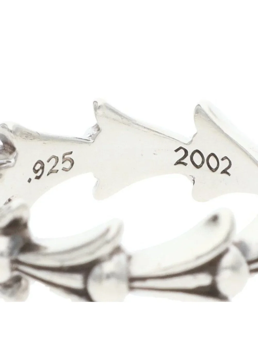Chrome Hearts Cross Tail Silver Ring
